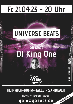 UB-Plakat-DJ King One_DIN A3_2023